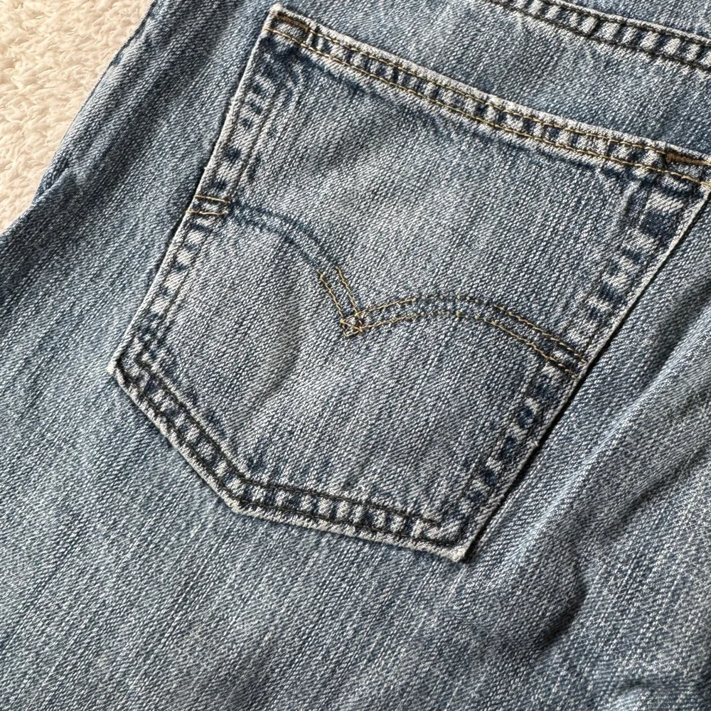 Y2K Levi 514 Slim Straight Leg Size 36x32 Light Wash Clean‎ Denim Pants Used Men